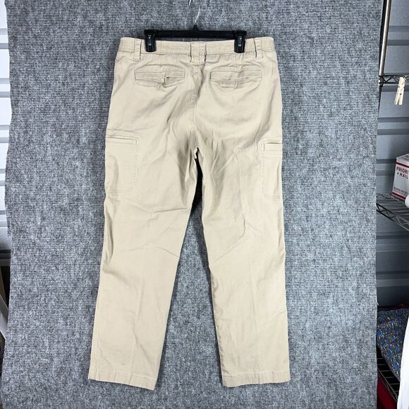 LL Bean Pants Mens 34 Canvas Hiking Outdoor Utility Adventurecore Essential - Picture 2 of 11